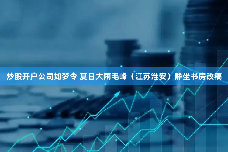 炒股开户公司如梦令 夏日大雨毛峰（江苏淮安）静坐书房改稿
