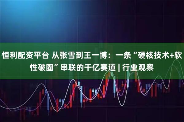 恒利配资平台 从张雪到王一博：一条“硬核技术+软性破圈”串联的千亿赛道 | 行业观察
