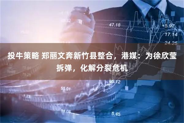 投牛策略 郑丽文奔新竹县整合，港媒：为徐欣莹拆弹，化解分裂危机